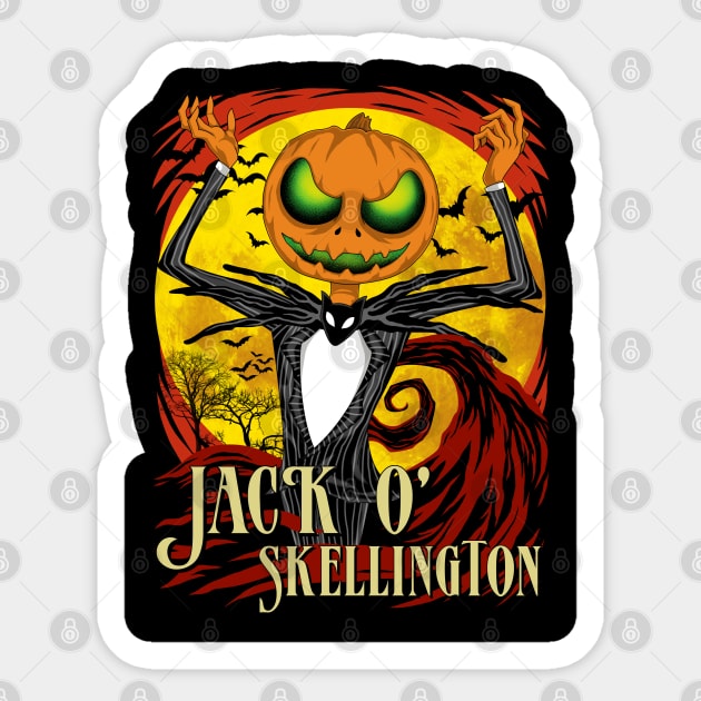 Jack O' Skellington Sticker by drixalvarez